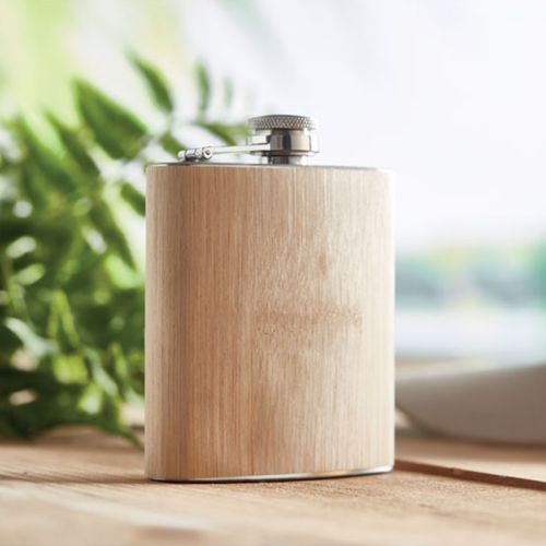 Hip flask bamboo - Image 4